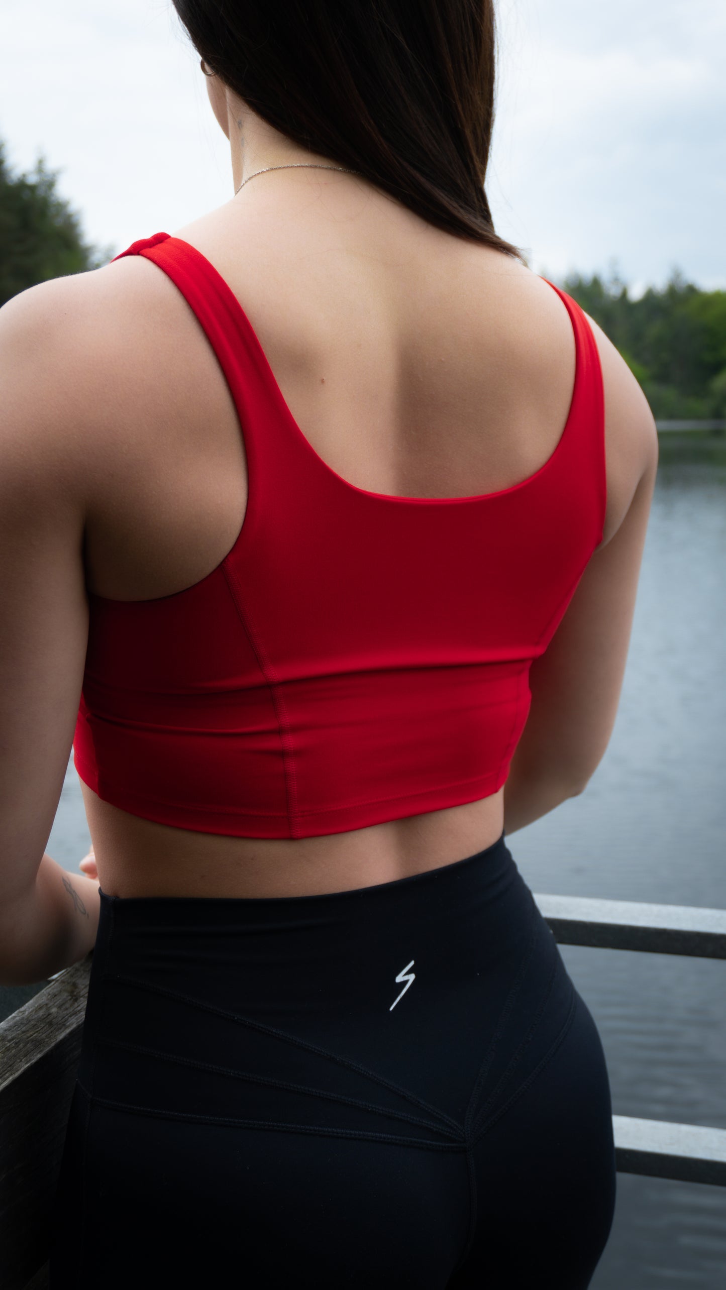 Brassière top "LEDA"  Rouge