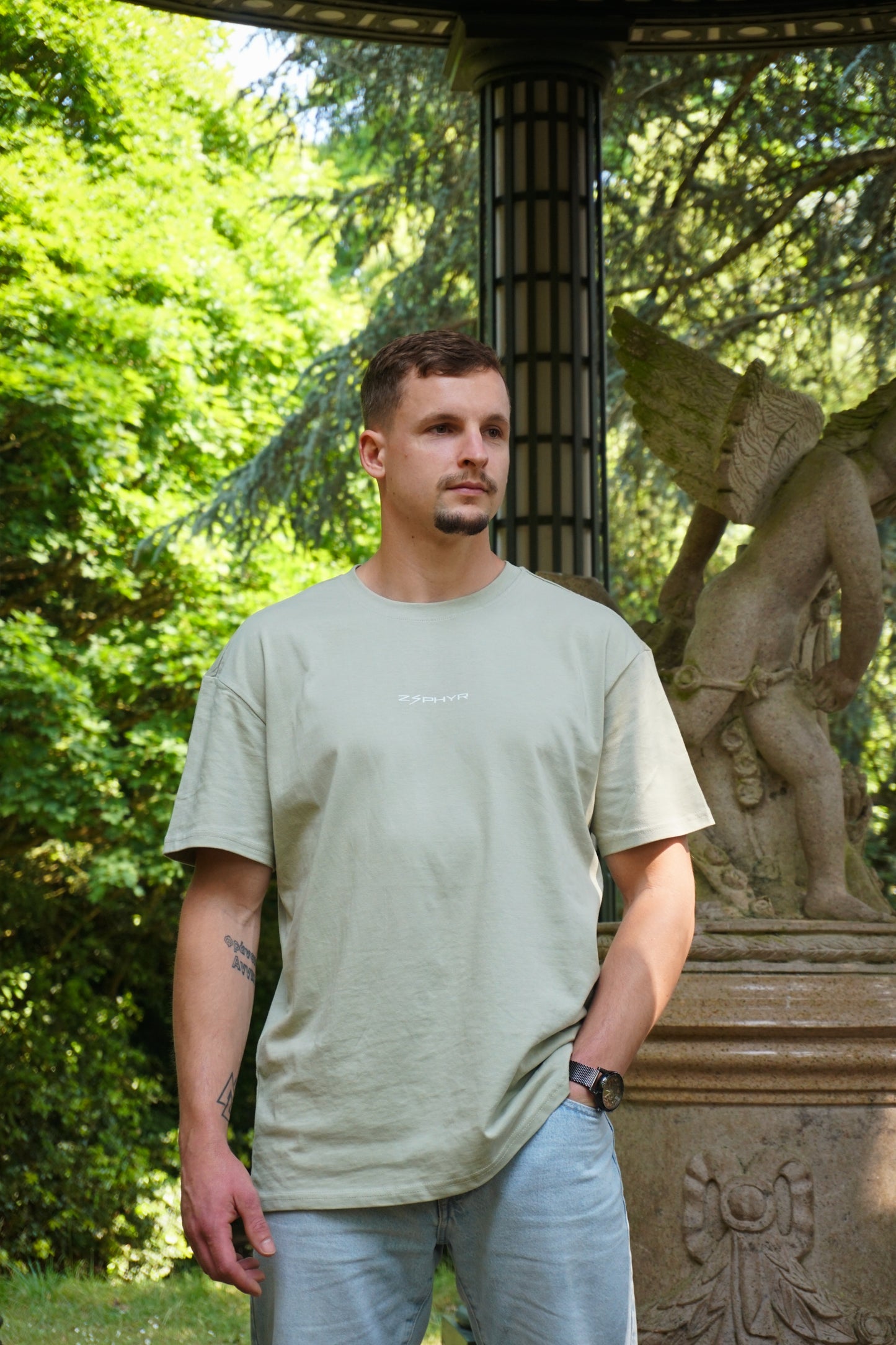 T-shirt Oversize “DEDALE” vert
